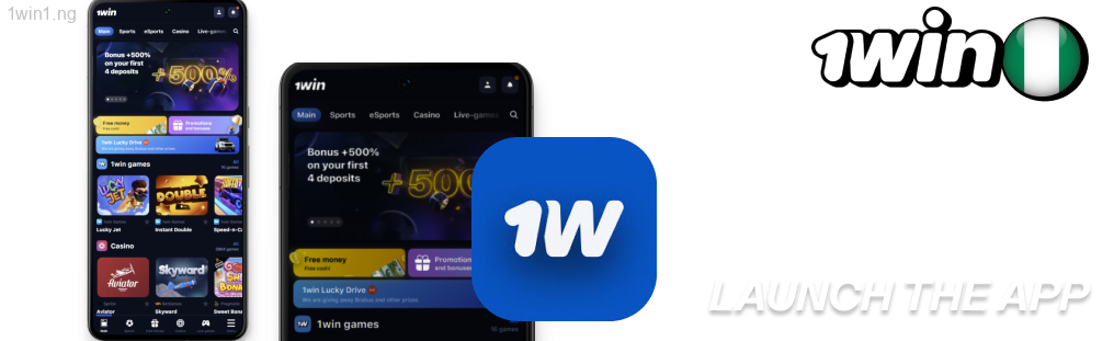 Launch the 1win App