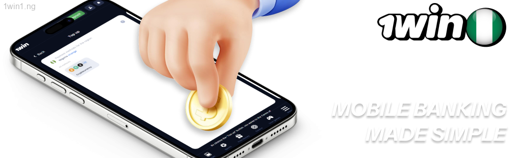 The 1win app simplifies banking by allowing users to handle deposits