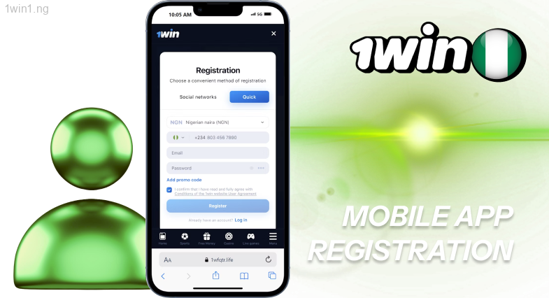 You will need an account to use the 1win app