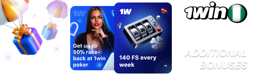 1win extends a range of unique promotions to Nigerian players