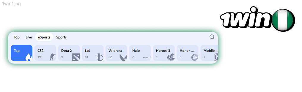 Look through the offered 1win cybersports