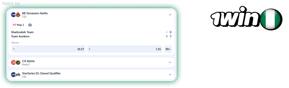 Choose the specific 1win sports market