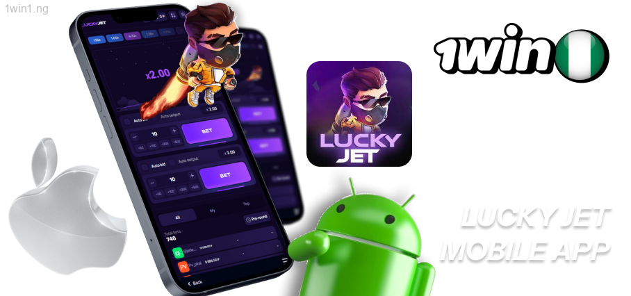 You can download the Android or iOS Lucky Jet 1win app