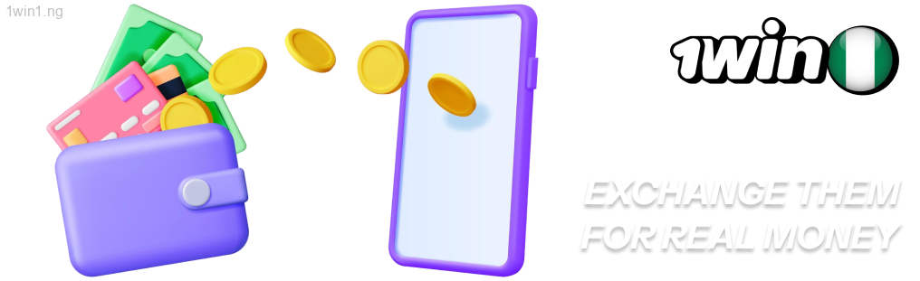 1win exchange coins for real money