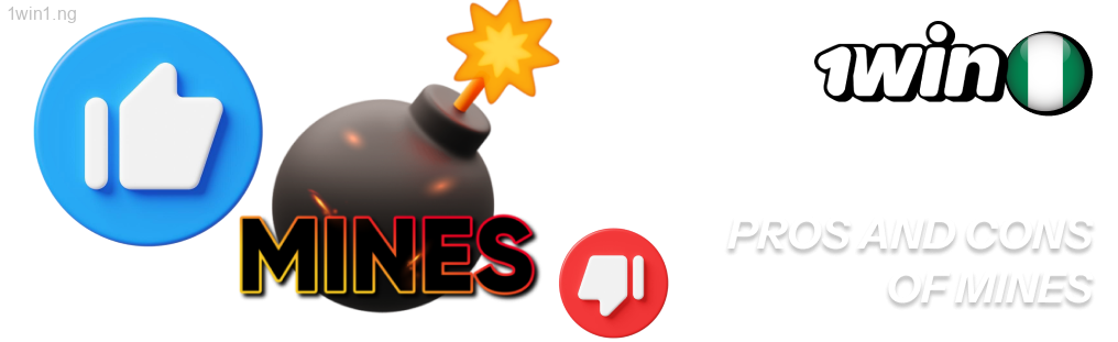 Pros and Cons of 1win Mines