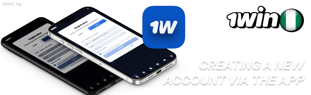 1win Mobile App Creating a New Account