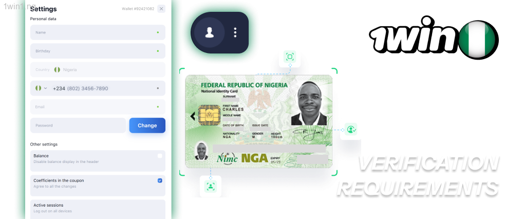 Verification 1win for Players from Nigeria