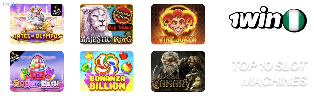1win Top Games category to help players with their choice