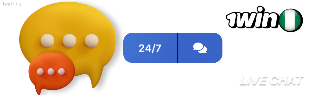 Live chat is another means to contact 1win